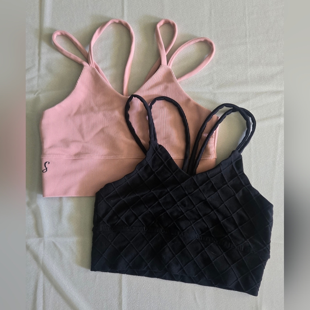 Soel DANCE Pink and Black Sports BRA Bundle
